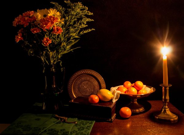 новогодние натюрморты