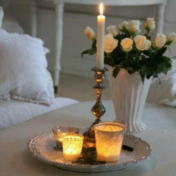 натюрморт с подсвечником