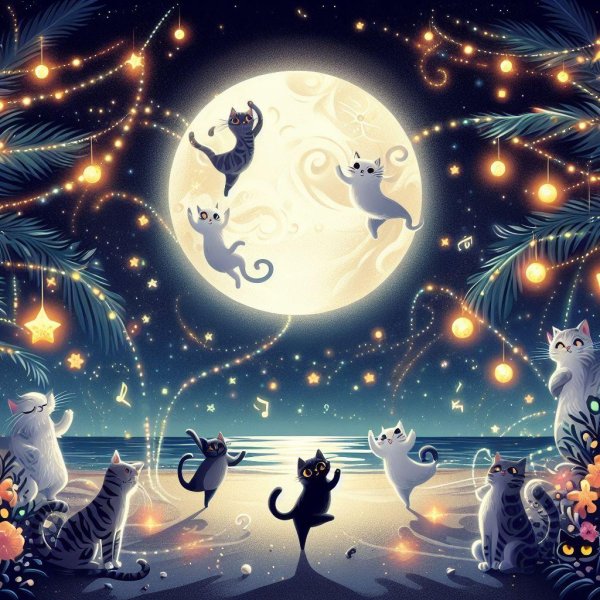 кошачий арт