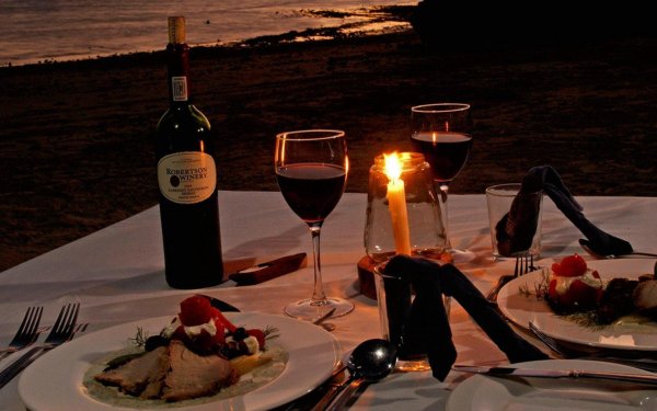 ужин романтический