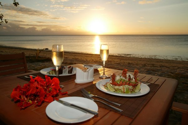 ужин на пляже