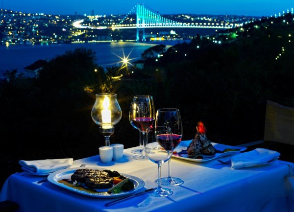 вечерний босфор турция стамбул