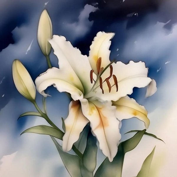 художник цветы лилия левашов