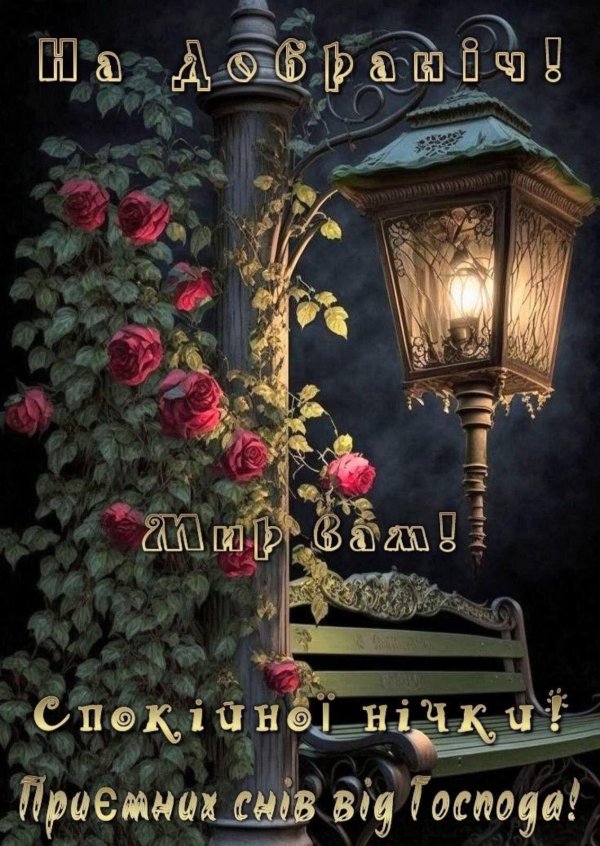 ночь фонари