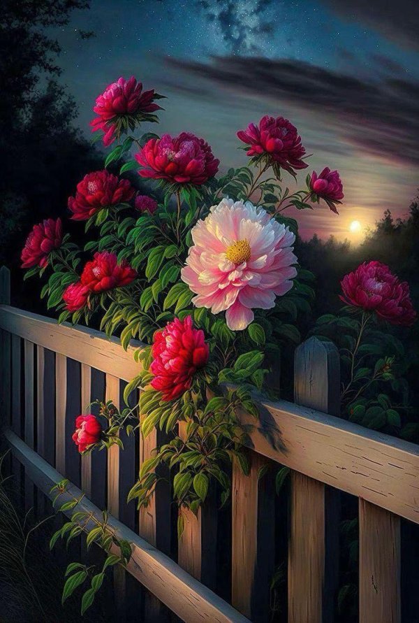 красивая цветок