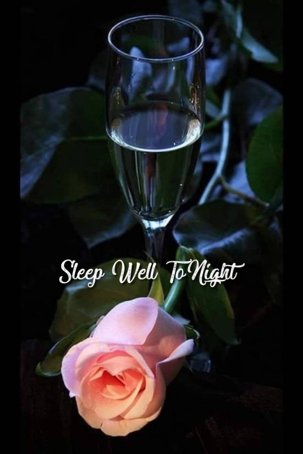 роза в бокале