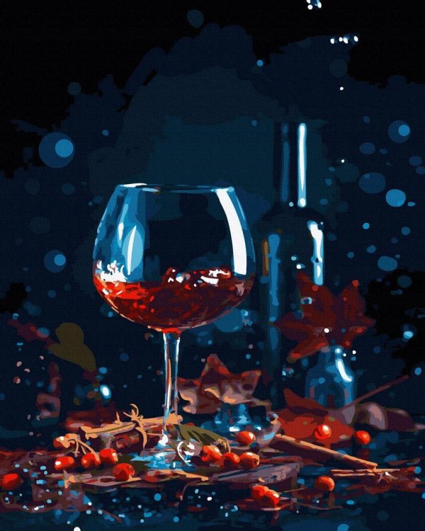 картины с вином