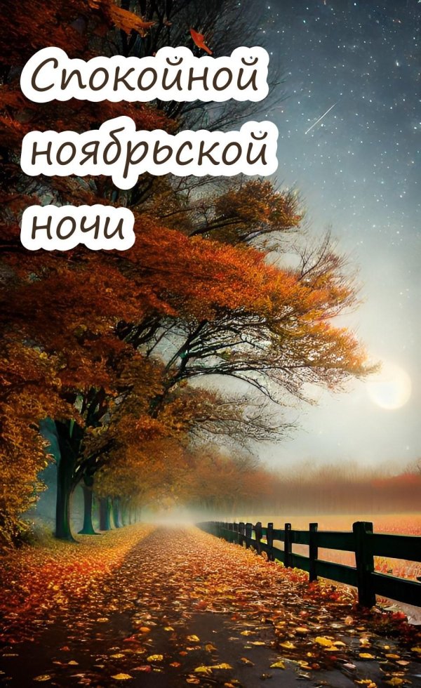 спокойной ночи ноябрь