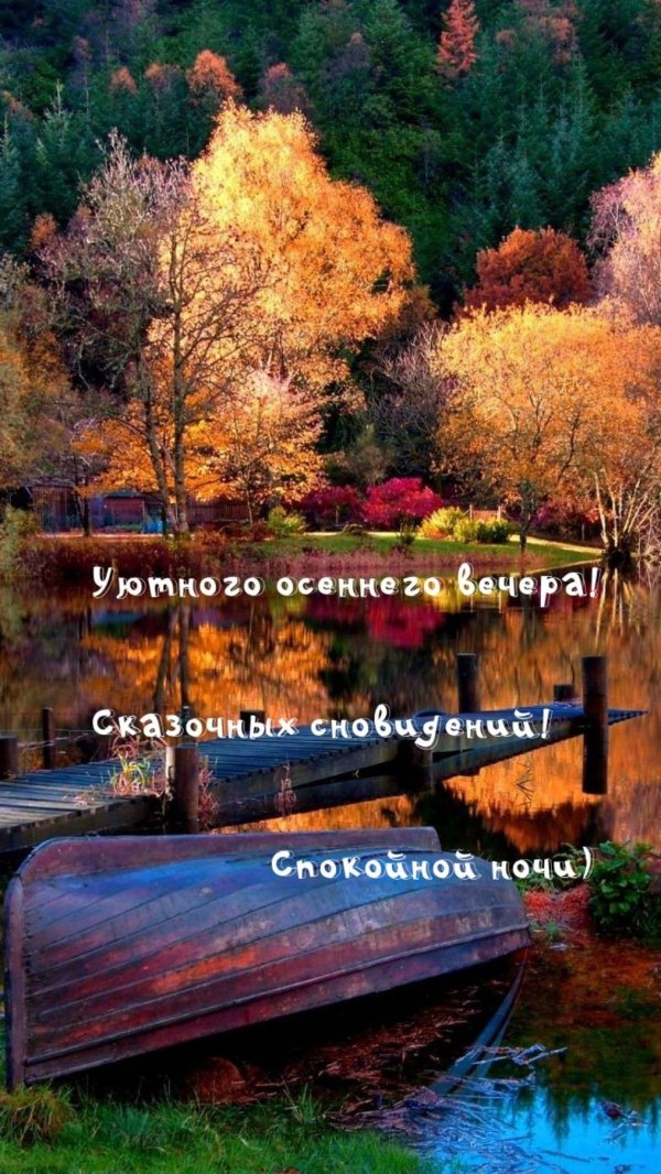 спокойной ночи осени