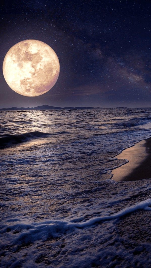 луна ночная