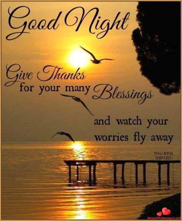 have a wonderful evening