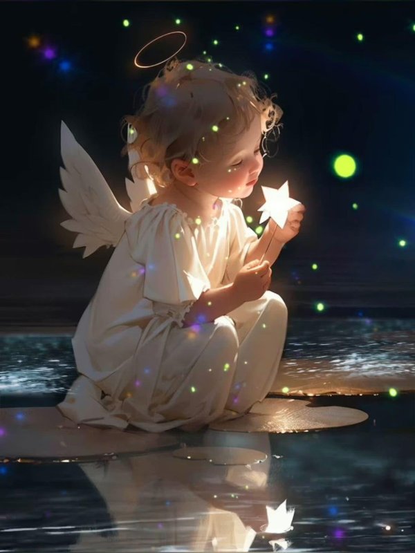 улыбающийся ангел