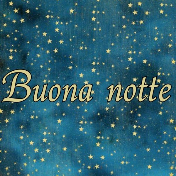 buona notte