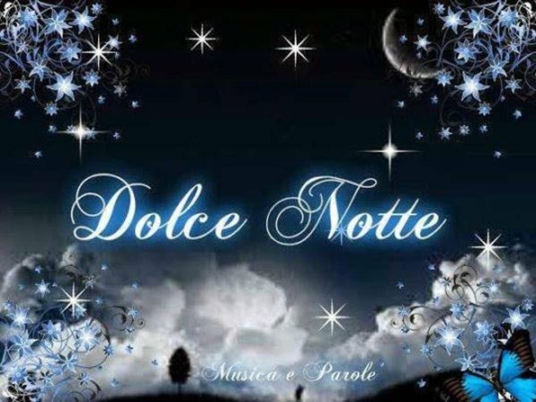 доброй ночи на итальянском