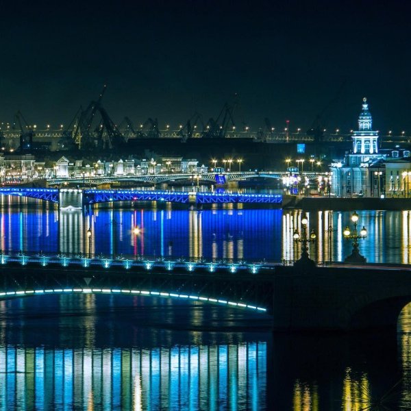ночной санкт петербург