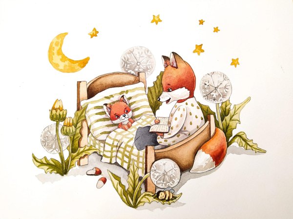 иллюстрация лиса