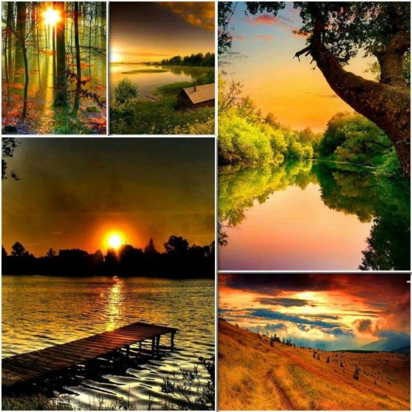 картины закат