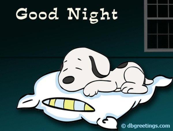goodnight snoopy