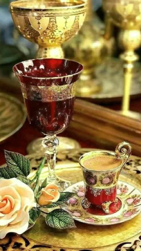 чаепитие в восточном стиле