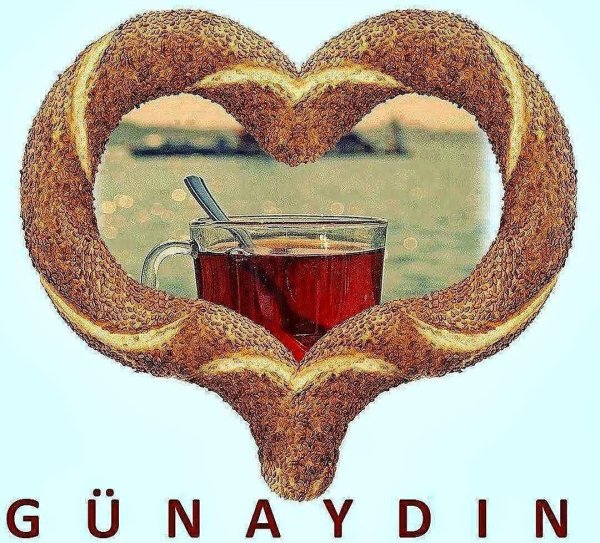 открытки günaydin