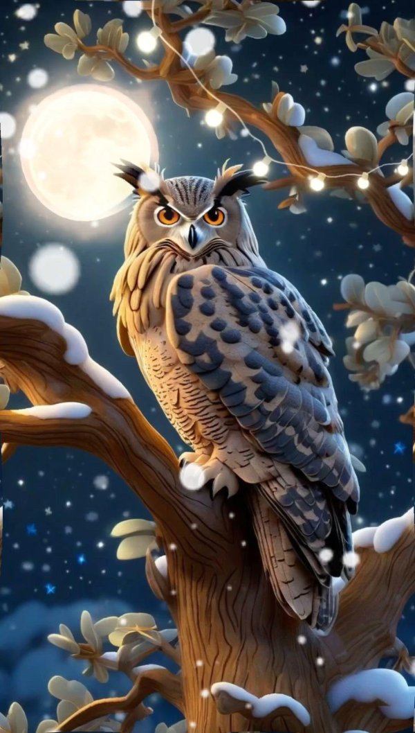 сова зимняя