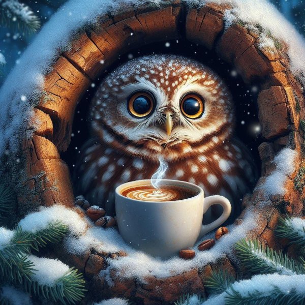 сова зима