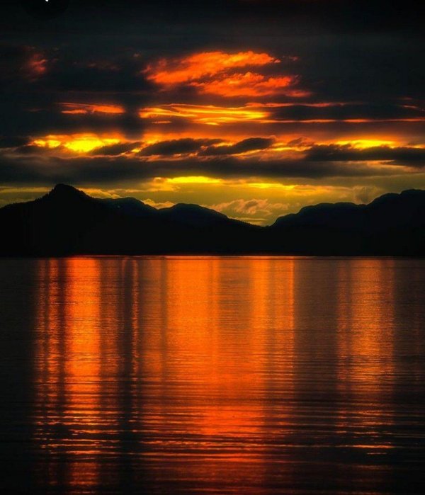 закат красивый