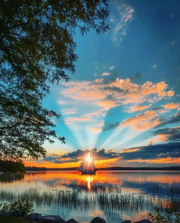 вечерние пейзажи