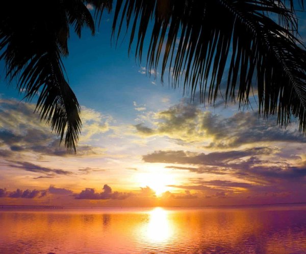 закат красивый