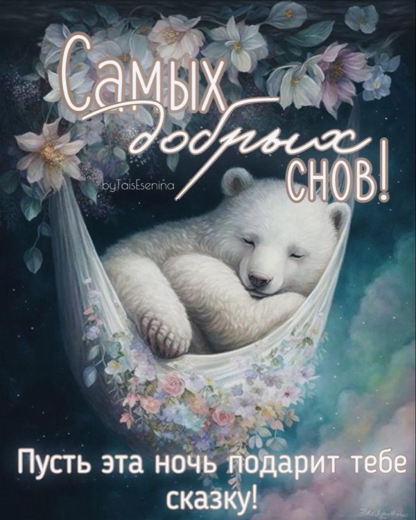 приятных сновидений