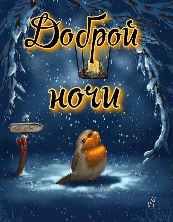 доброй зимней ночи