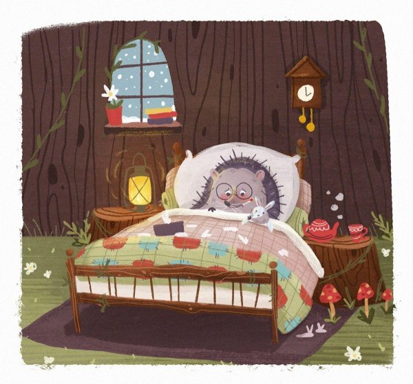 уютные иллюстрации