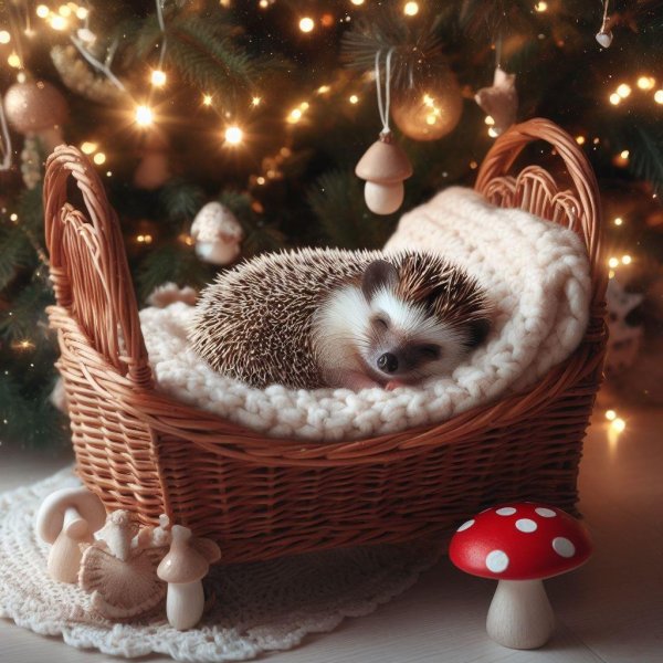 милые ежики