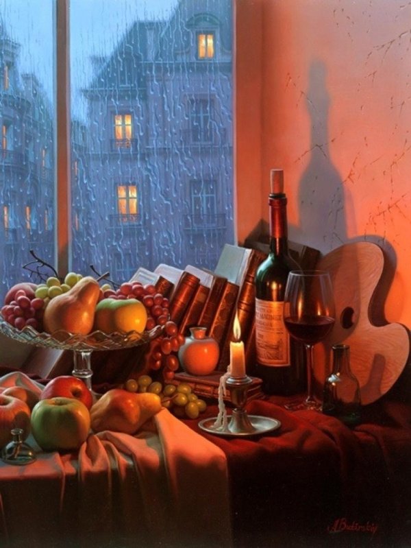 натюрморт на окне