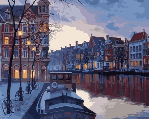 картина по номерам амстердам