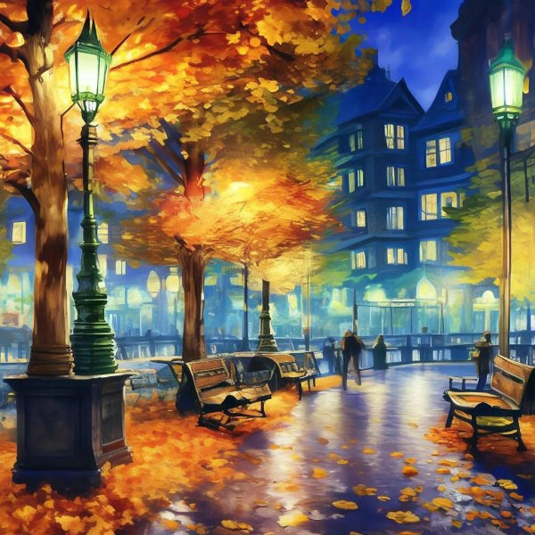 осенний город