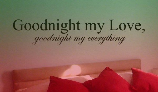 goodnight my love