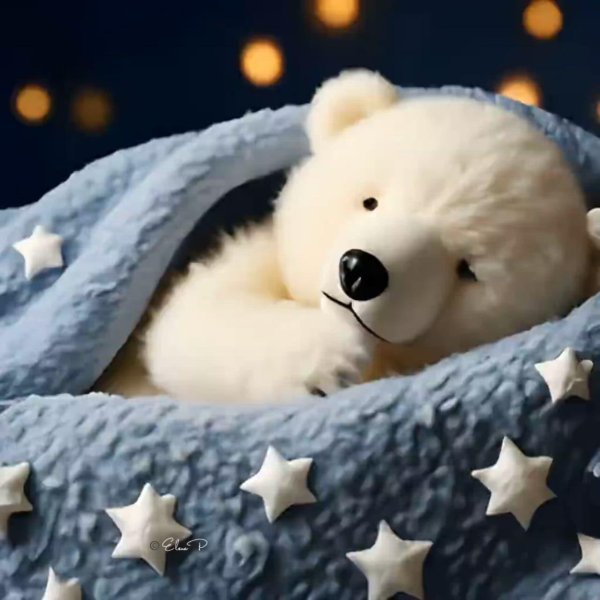 белые медвежата