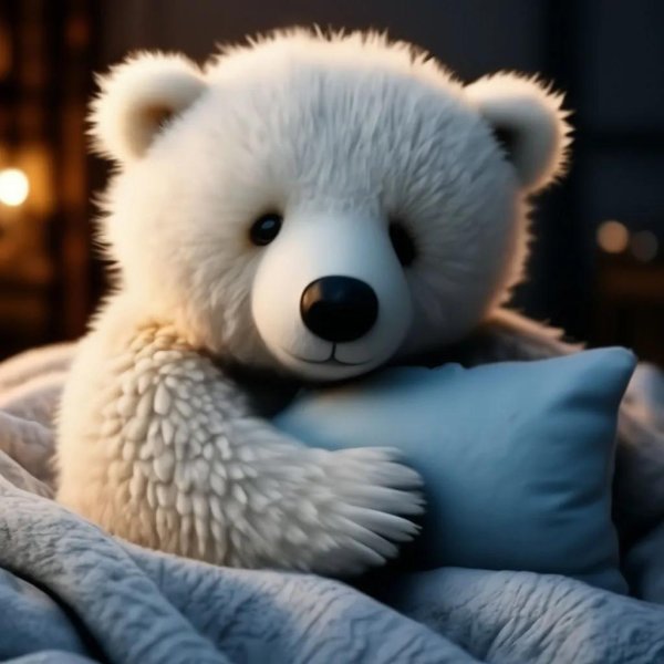 белые медвежата