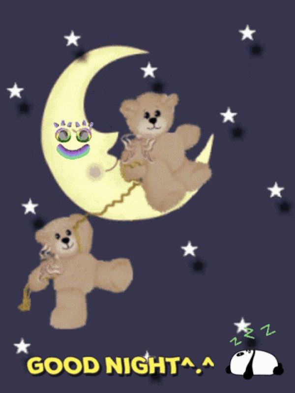 good night анимация