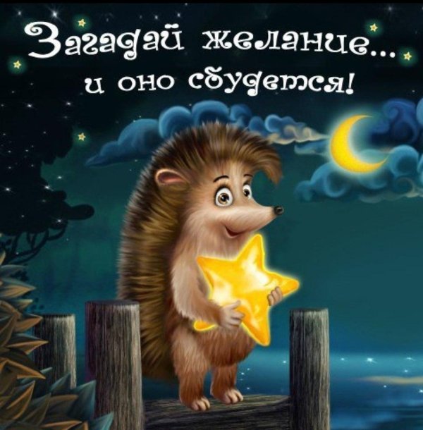 спокойной ночи от ежика