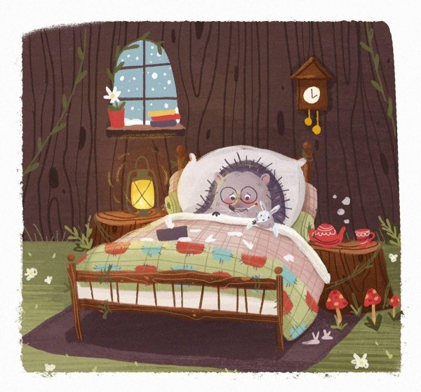 уютные иллюстрации