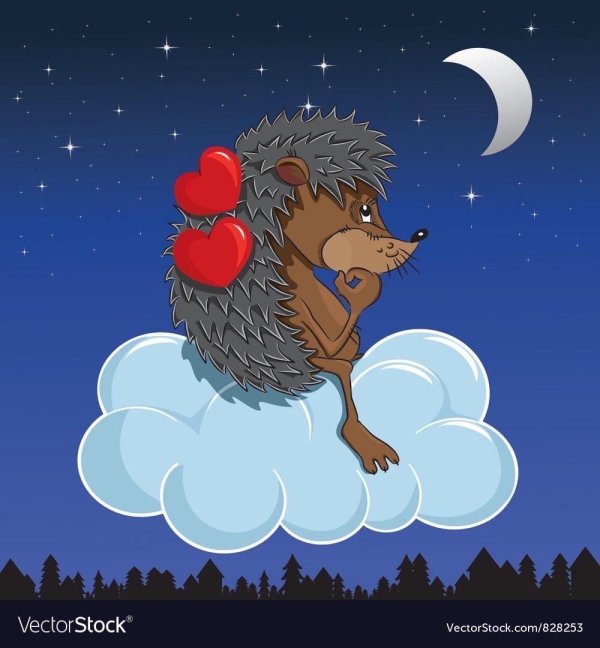 ежики любовь