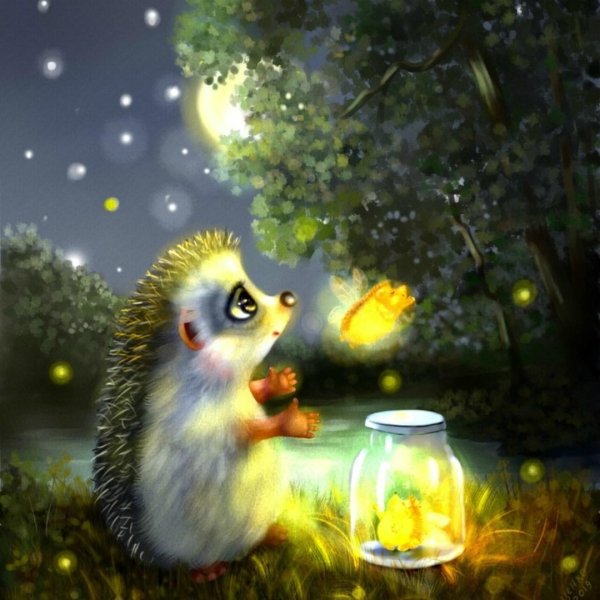 сказочный ёжик