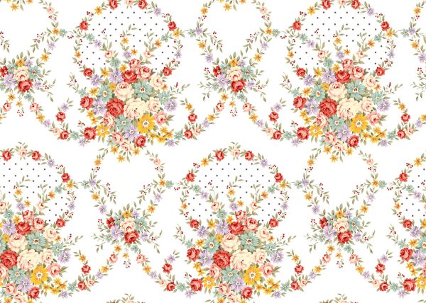 фон в мелкий цветочек