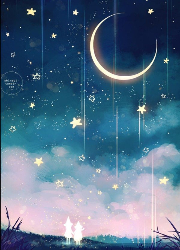 звезды луна