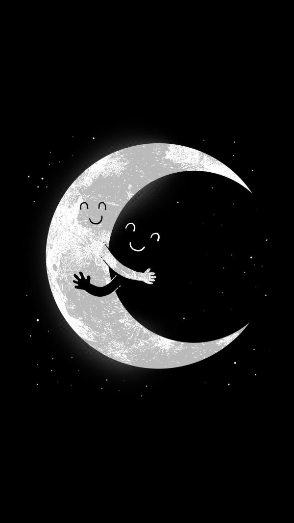 луна рисунки