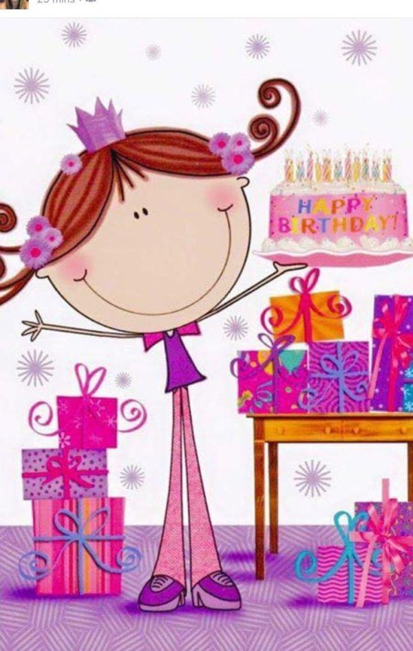 открытка на день рождения девочке подростку