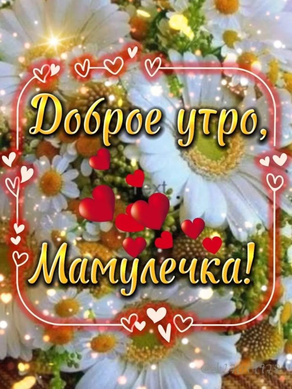 мамочка доброе утречко