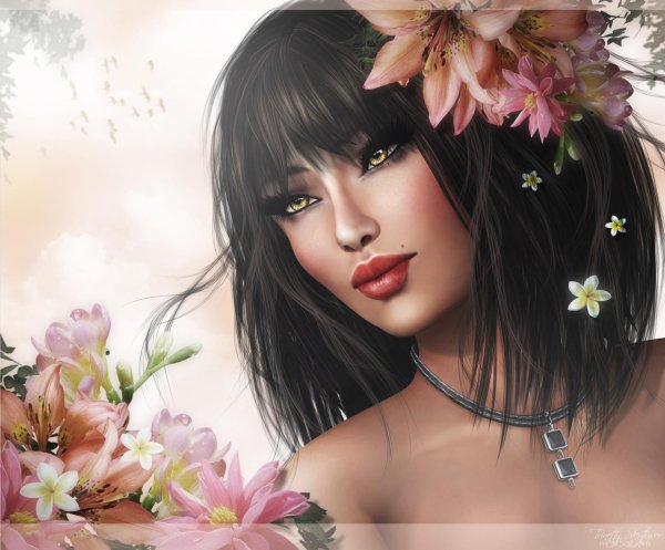 девушка фэнтези